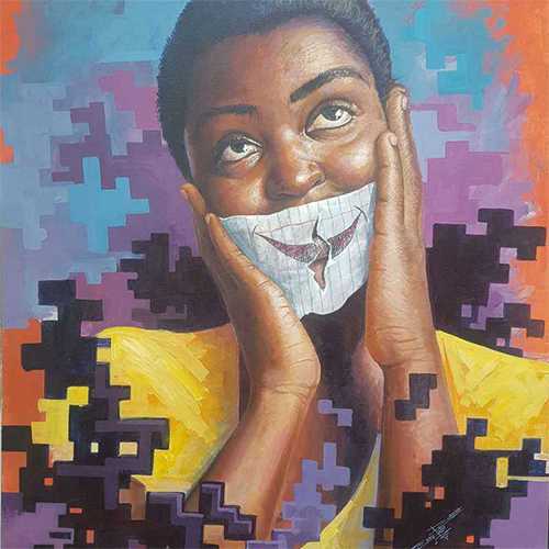 Wear a broken smile