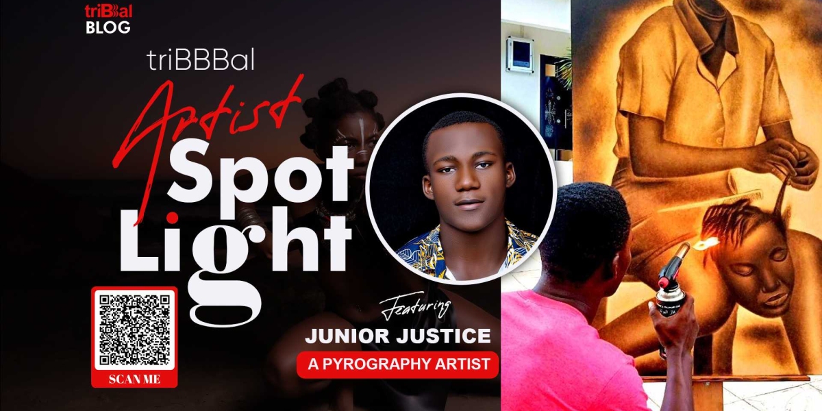 triBBBal Artist Spotlight: A Journey into the creative mind of Junior Justice; the Pyrography Artist